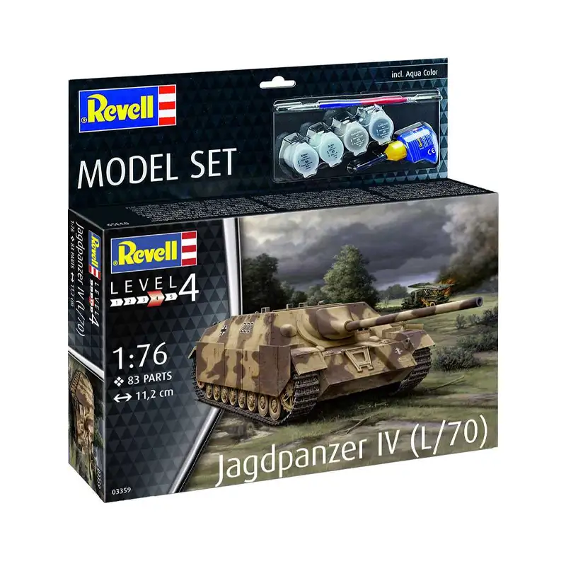Revell Model 63359 Set Tanque Jagdpanzer Iv L/70