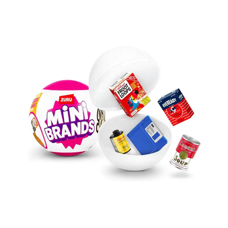 Zuru Mini Brands 77634Gq1 Retro Grocery S1, 24Pcs