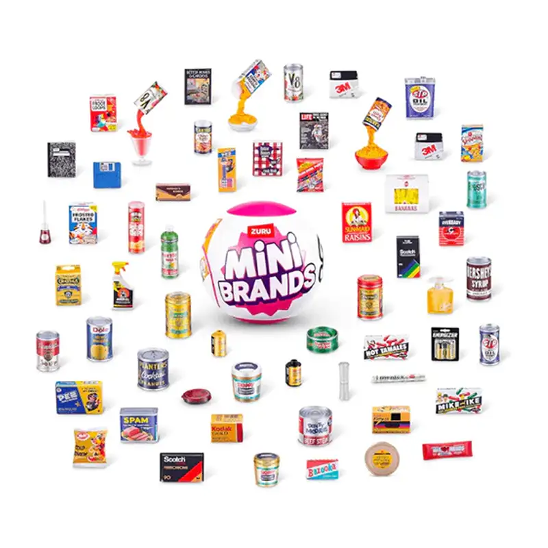 Zuru Mini Brands 77634Gq1 Retro Grocery S1, 24Pcs