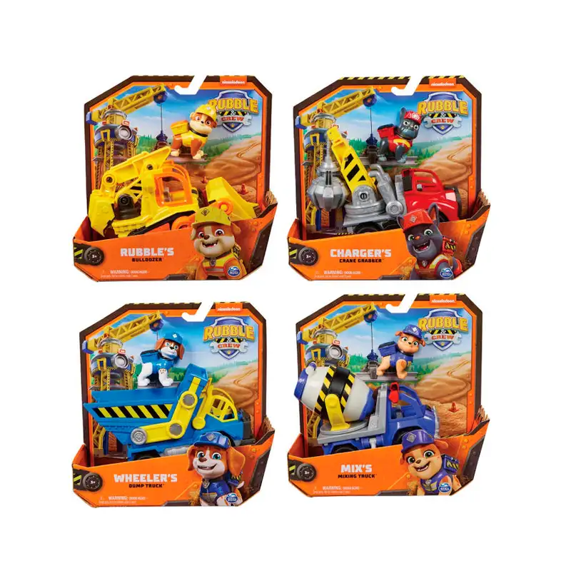 Spin Master Rubble & Crew 6066726 Vehículo Básico Con 1 Figura Surtido