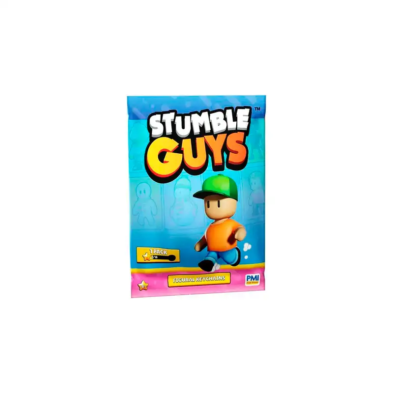 Pmi Kind Word Stumble Guys Sg8012 Figural Keychain 1 Pack Window Box Surtido