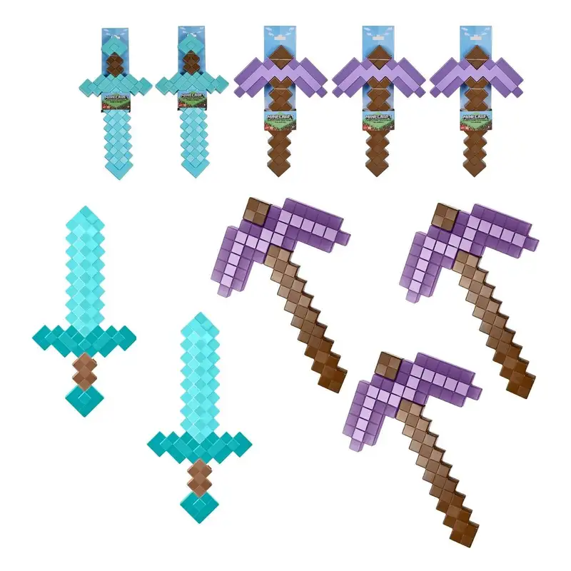Mattel Minecraft Hff59 Vanilla Armas De Batalla Surtido