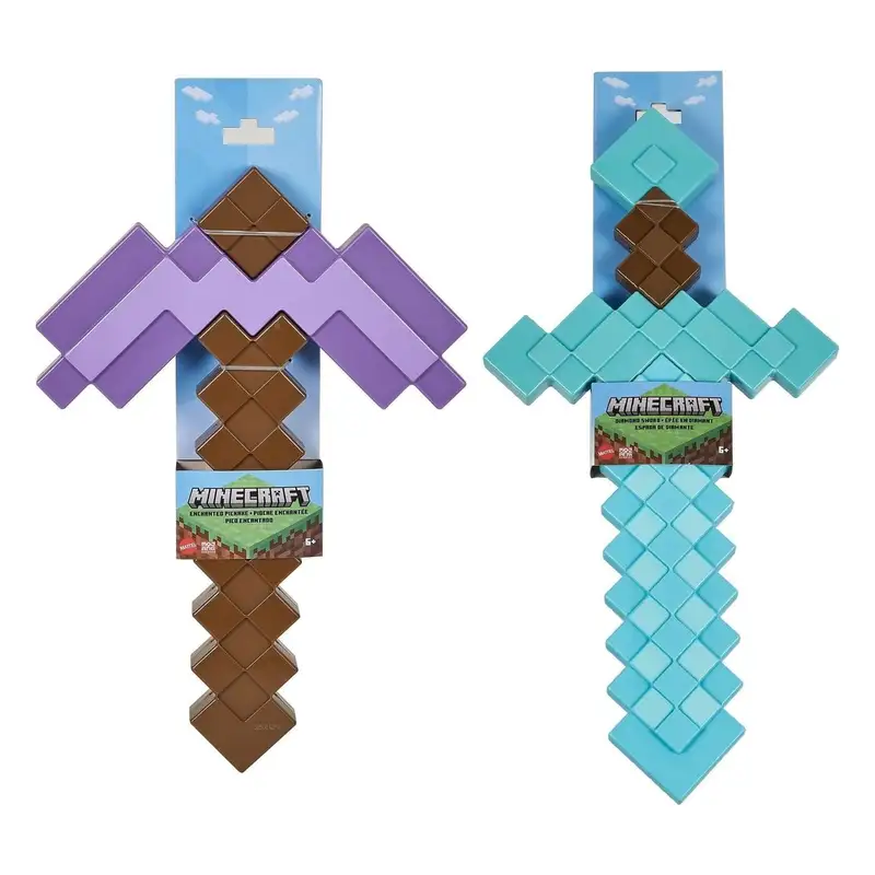 Mattel Minecraft Hff59 Vanilla Armas De Batalla Surtido