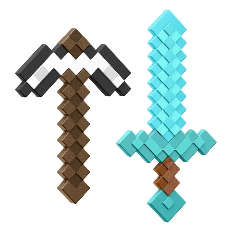 Mattel Minecraft Hff59 Vanilla Armas De Batalla Surtido