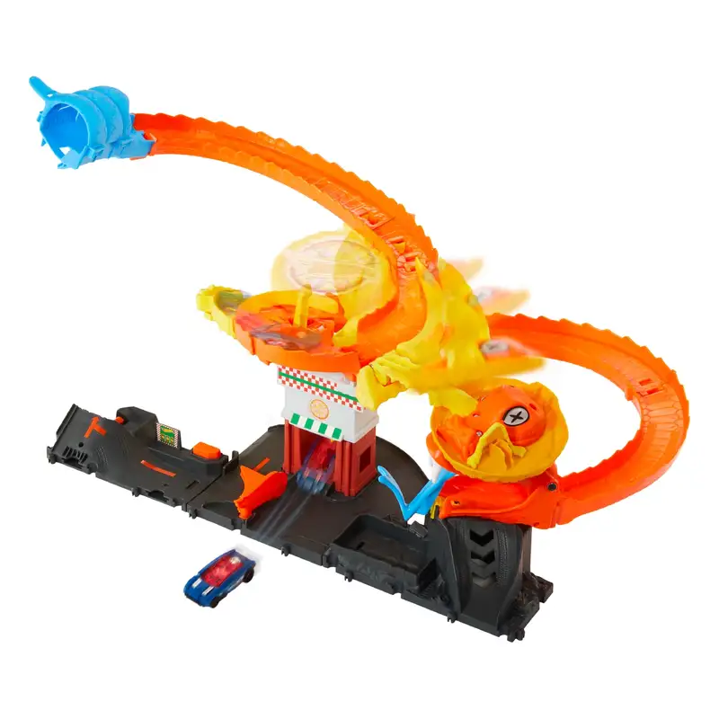 Mattel Hot Wheels Htn81 City Ataque De Cobra Vs Pizza