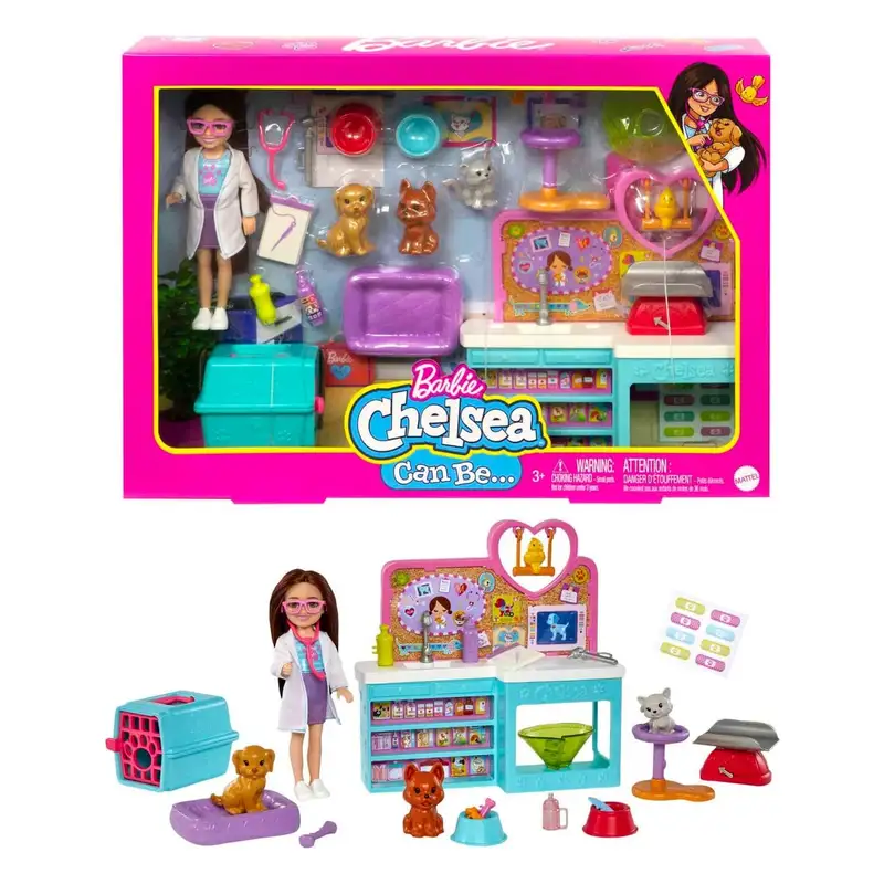 Mattel Barbie Hgt12 Chelsea Veterinaria