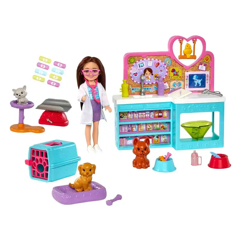 Mattel Barbie Hgt12 Chelsea Veterinaria