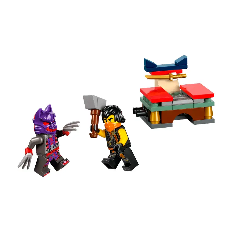 Lego Ninjago 30675 Campo De Entrenamiento Del Torneo Y Batalla En El Templo De Kai Y Rapton