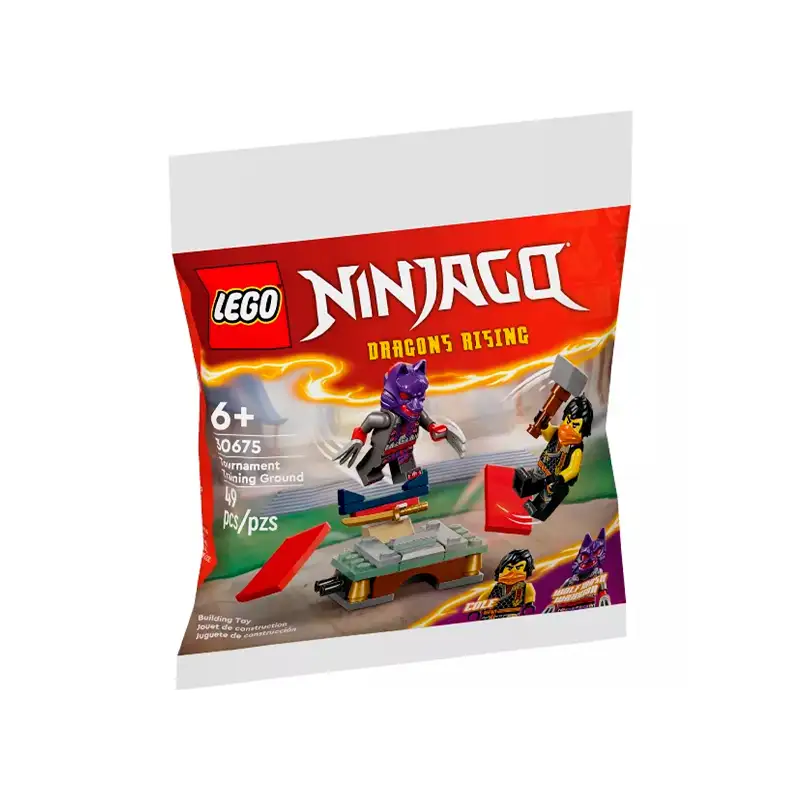 Lego Ninjago 30675 Campo De Entrenamiento Del Torneo Y Batalla En El Templo De Kai Y Rapton