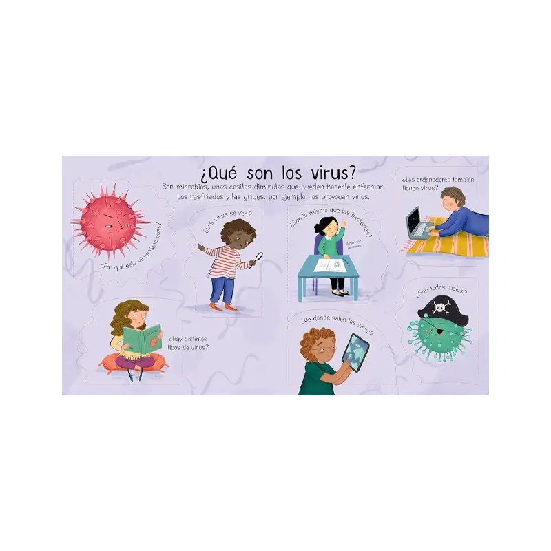 Libro Mis Primeras Preguntas ¿Qué Son Los Virus?