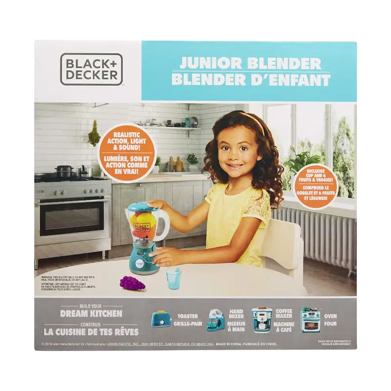 Jakks Pacific Black + Decker 403162-Rf1 Set De Licuadora Para Niños Interactiva
