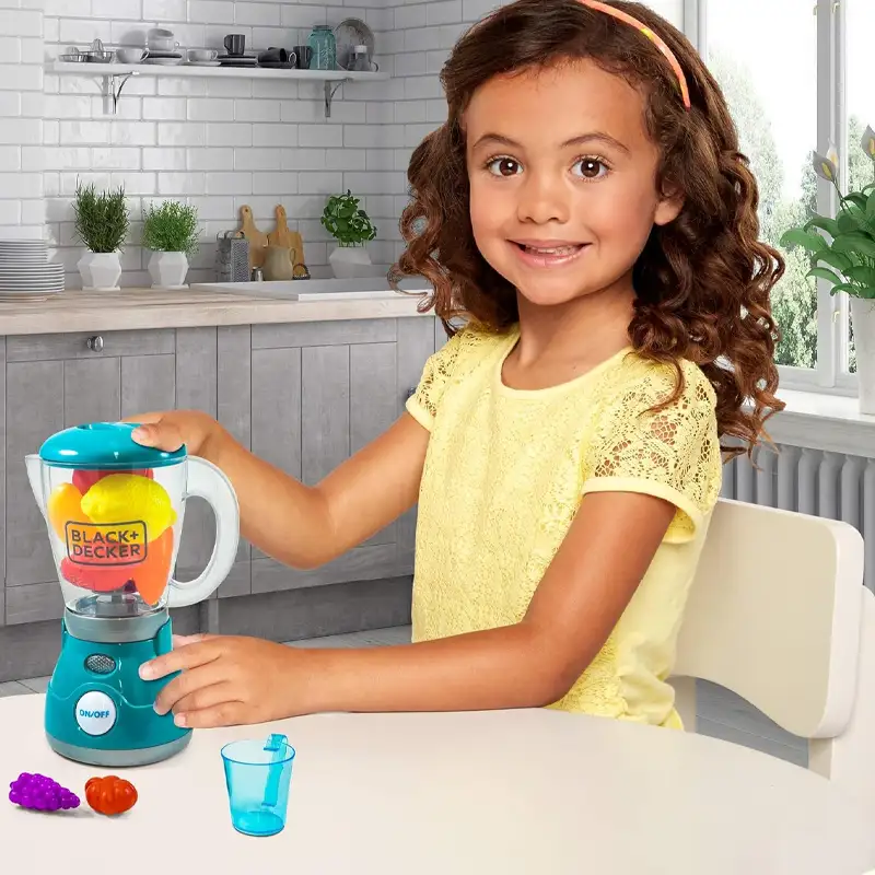 Jakks Pacific Black + Decker 403162-Rf1 Set De Licuadora Para Niños Interactiva