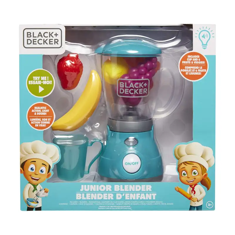 Jakks Pacific Black + Decker 403162-Rf1 Set De Licuadora Para Niños Interactiva