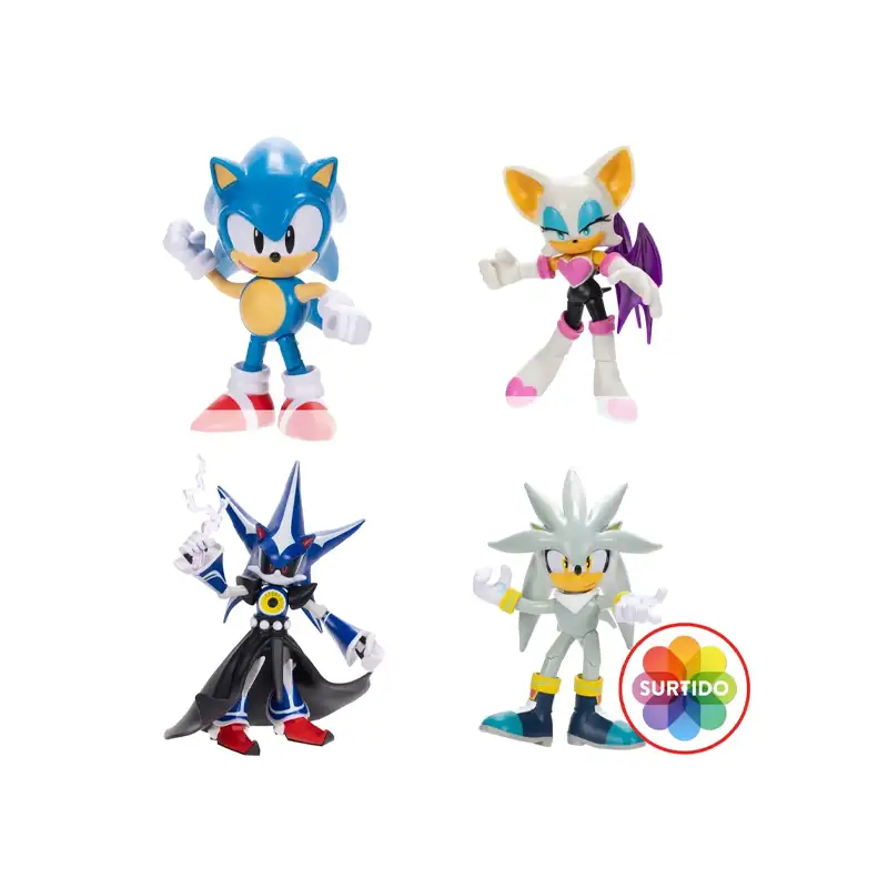 Jakks Pacific Sonic 423054 Figuras Articuladas Surtidas De 4 Pgl W17