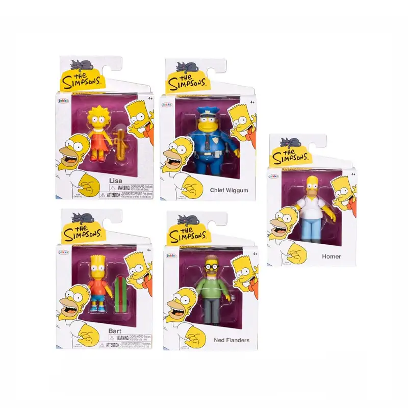 Jakks Pacific Los Simpsons 175274 Set De Figuras De 2.5 Pgl W1
