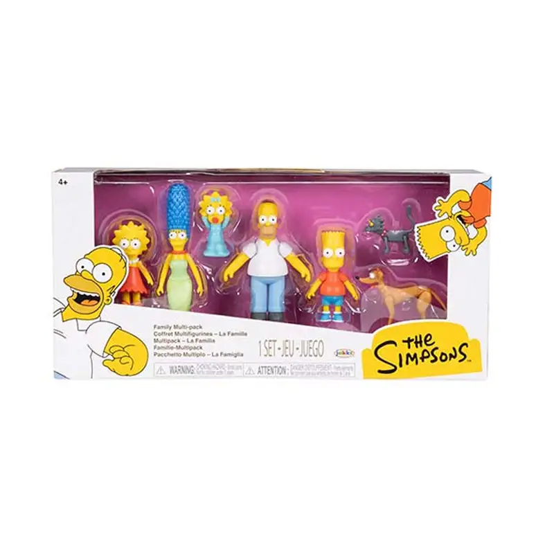 Jakks Pacific Los Simpsons 175394 Set De Figuras De 2.5 Pgl W2