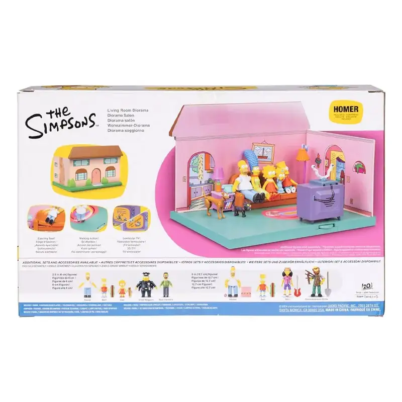 Jakks Pacific Los Simpsons 175564 Set De Juego La Casa De Los Simpsons