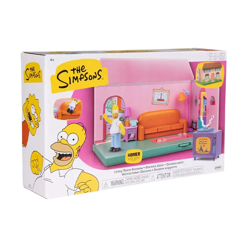 Jakks Pacific Los Simpsons 175564 Set De Juego La Casa De Los Simpsons