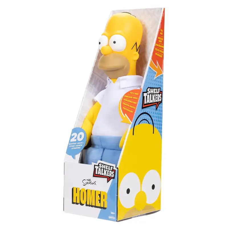 Jakks Pacific Los Simpsons 175604 Peluche De Homero 33 Cm Interactivo
