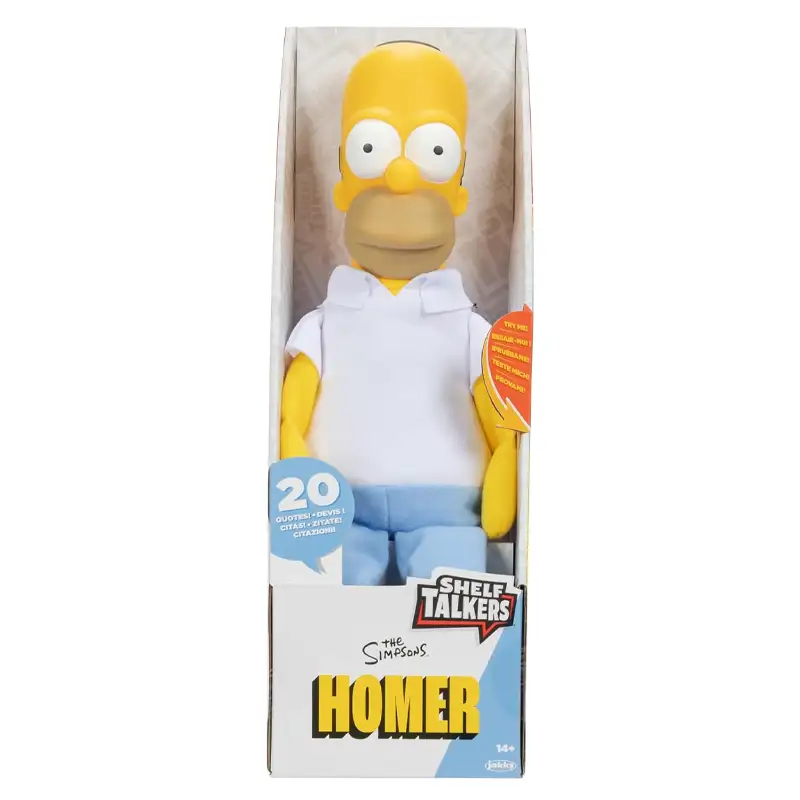 Jakks Pacific Los Simpsons 175604 Peluche De Homero 33 Cm Interactivo