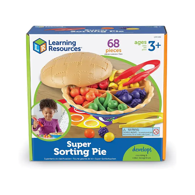 Learning Resources  Ler6216 Pastel De Súper Clasificación Para Niña