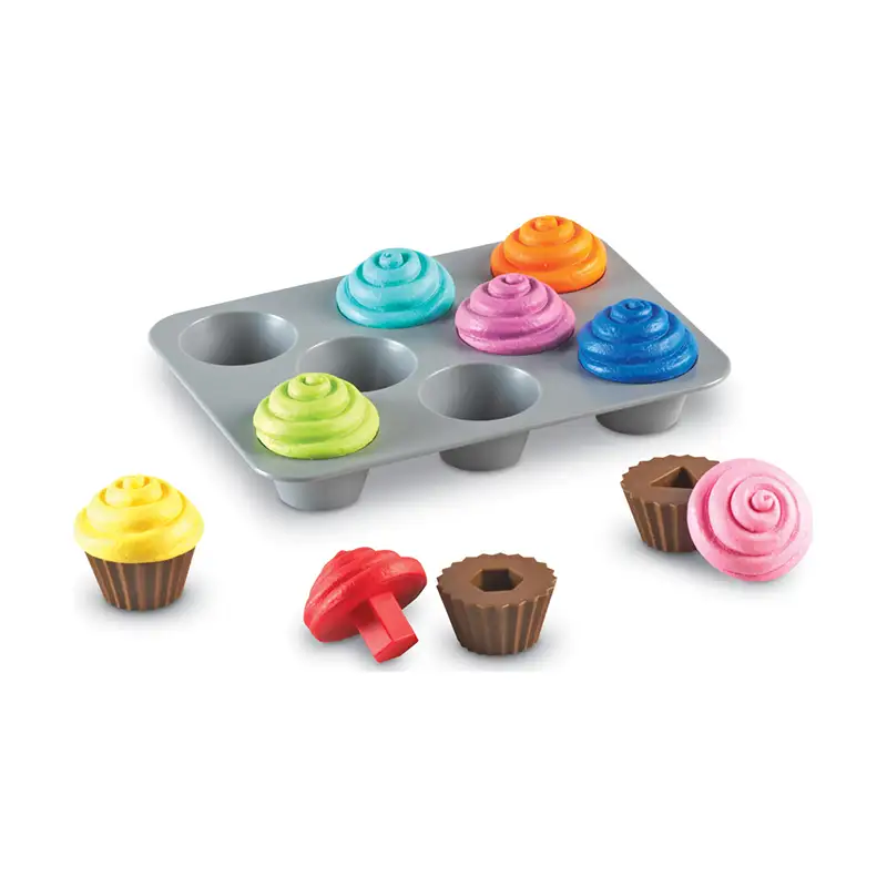 Learning Resources Ler7347 Cupcakes Con Formas Inteligentes