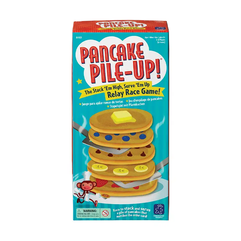 Learning Resources  3025 Juego Educativo Pancake Pile-Up!