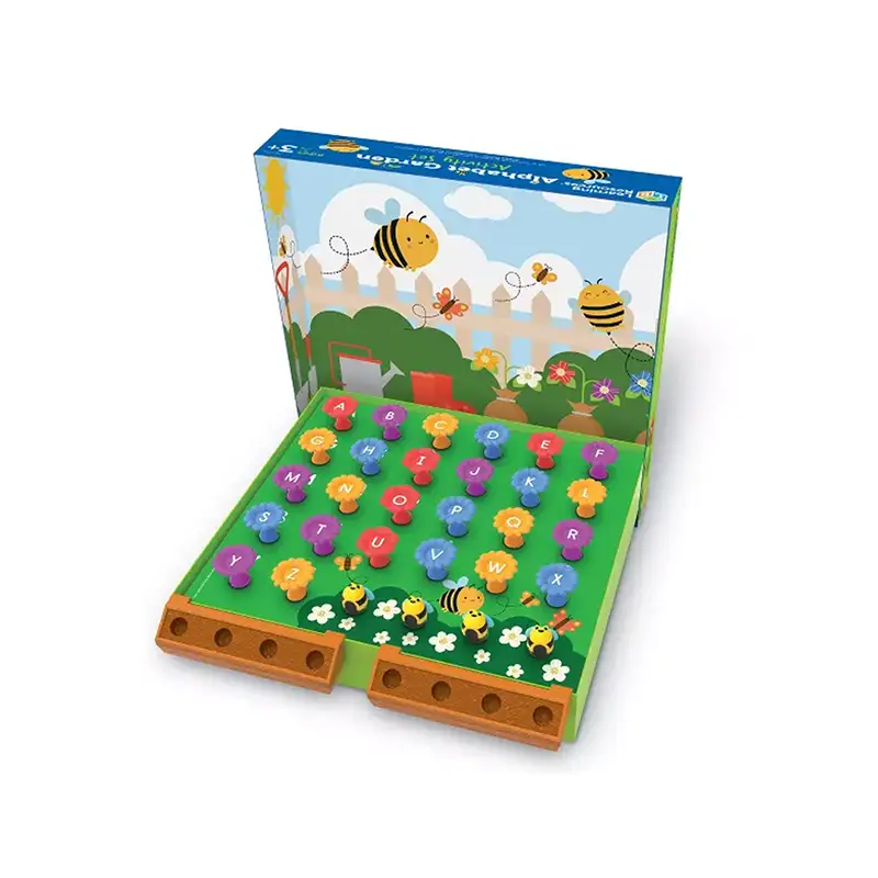 Learning Resources  Ler5543 Juego De Clasificación De Jardín De Flores Abc