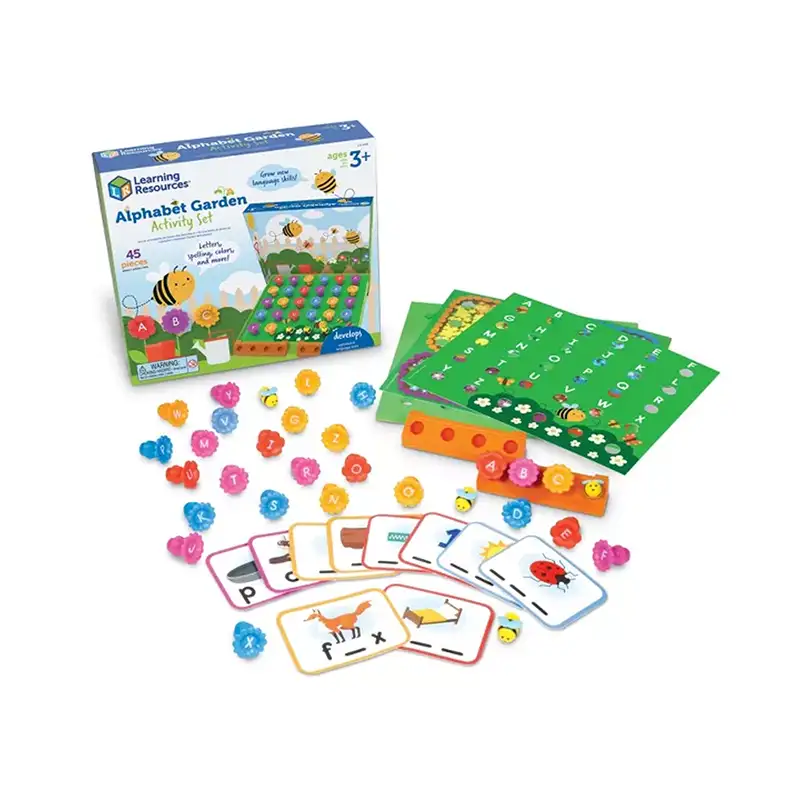 Learning Resources  Ler5543 Juego De Clasificación De Jardín De Flores Abc
