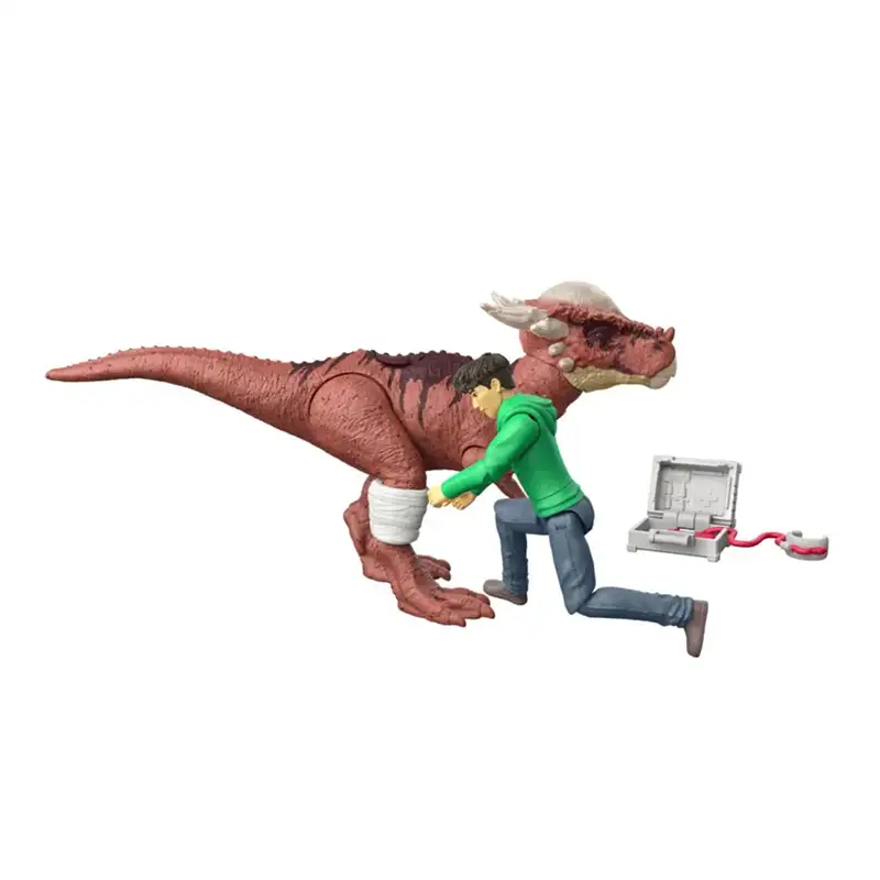 Mattel Jurassic World Hxp74 Con Humano Teoria Del Caos Kenji Y Stygimoloch