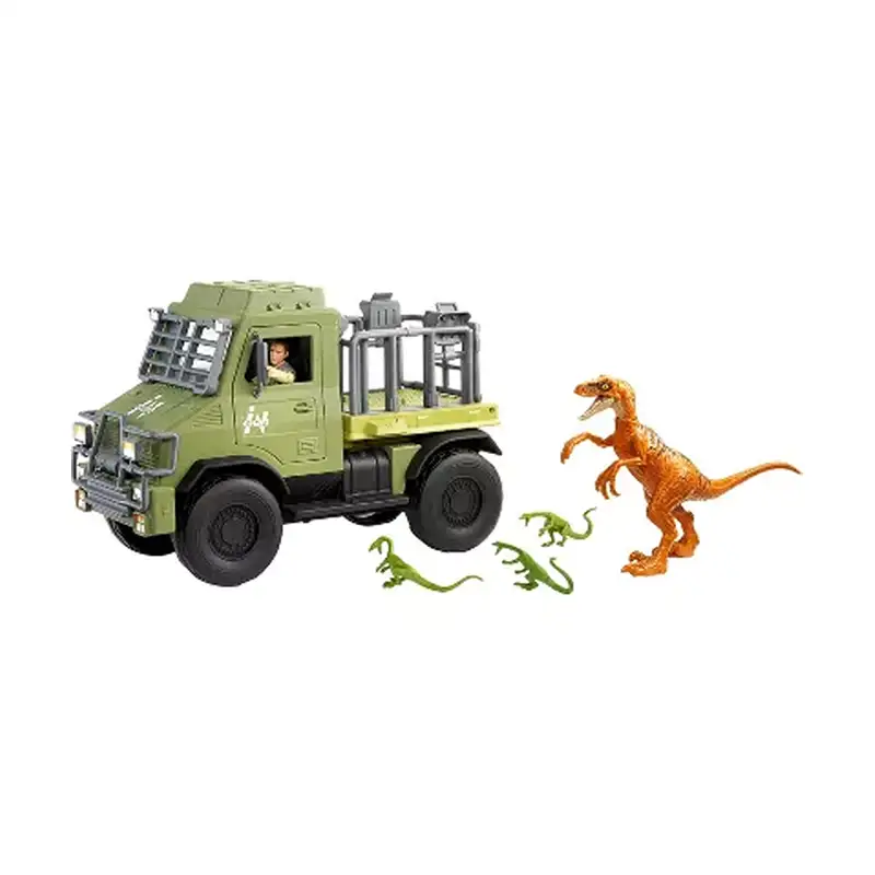 Mattel Jurassic World Htp63 Isla Sorna Jeep Expedition Pack Dieter Stark