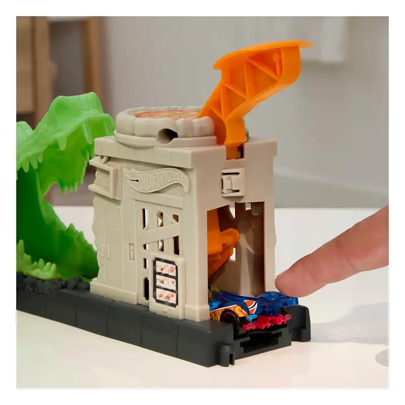 Mattel Hot Wheels Hkx39 Pista Némesis Cocodrilo