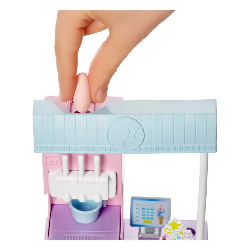 Mattel Barbie Hcn46 Muñeca Set Heladeria