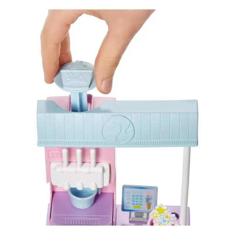 Mattel Barbie Hcn46 Muñeca Set Heladeria