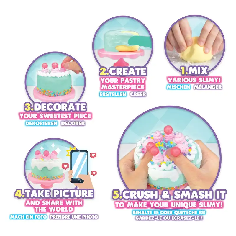 Joker Entertainment  Fi-36102-00-12-Bf Set Slimy Ice Cream Pastel