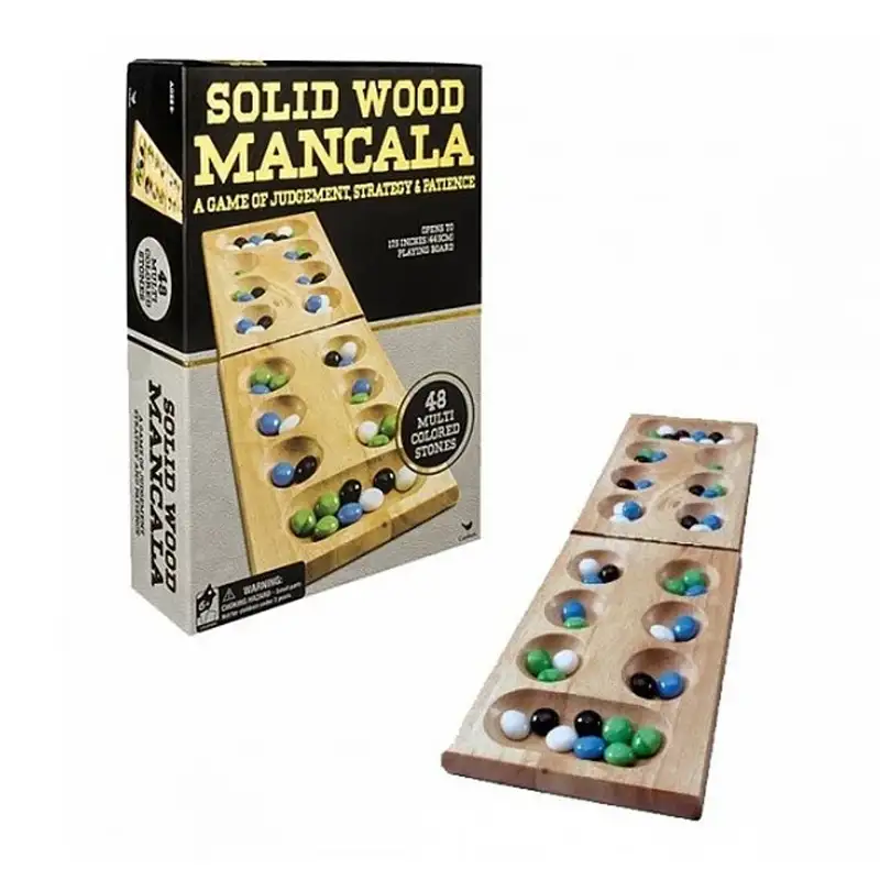 Spin Master Games 6038081 Juego De Mesa Mancala De Madera