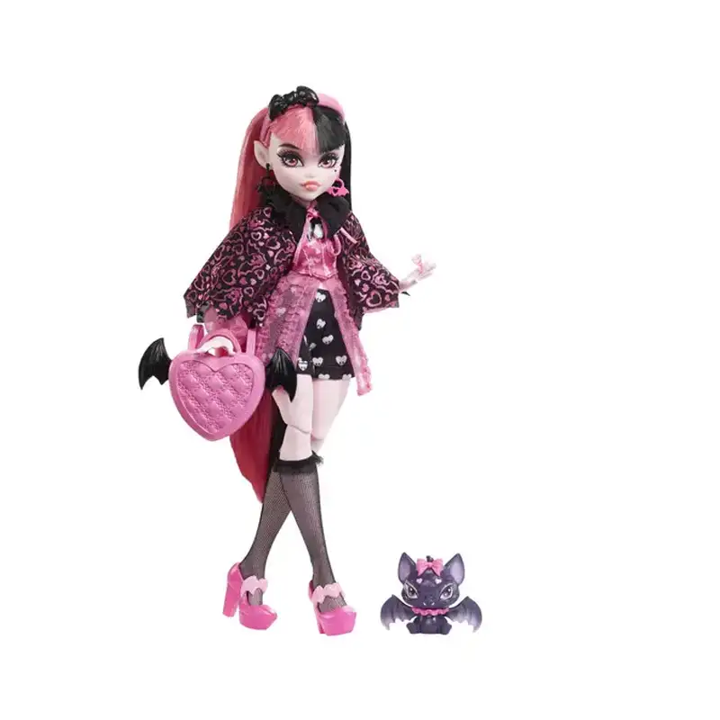 Mattel Monster High Hhk51 Muñeca Draculaura Con Mascota Y Accesorios