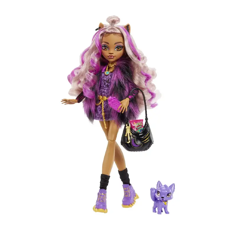Mattel Monster High Hhk52 Muñeca Clawdeen Wolf Con Mascota Y Accesorios