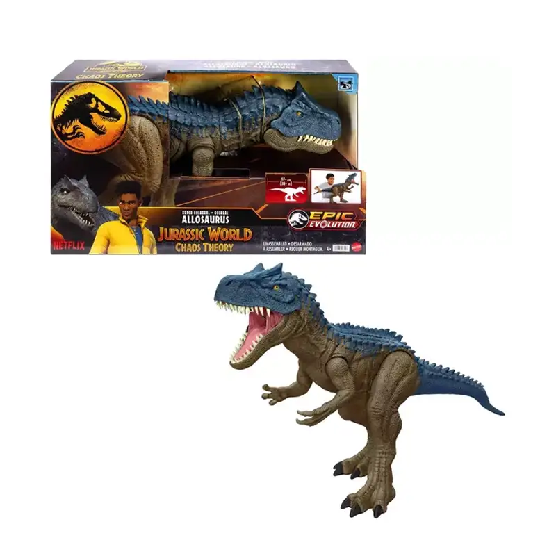 Mattel Jurassic World Hrx53 Figura Dinosaurio Alosaurio Súper Colosal