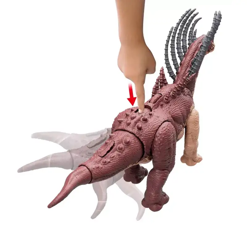 Mattel Jurassic World Htk80 Figura Dinosaurio Rastreadores Bajadasaurus