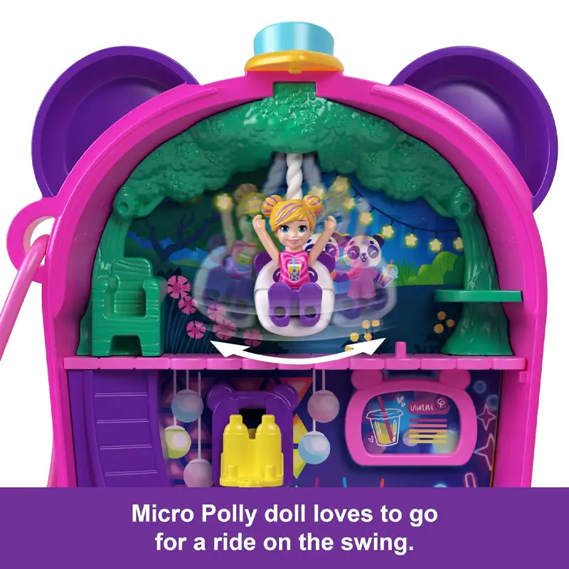 Mattel Polly Pocket Hwn95 Play Set Bubble Tea Con Accesorios