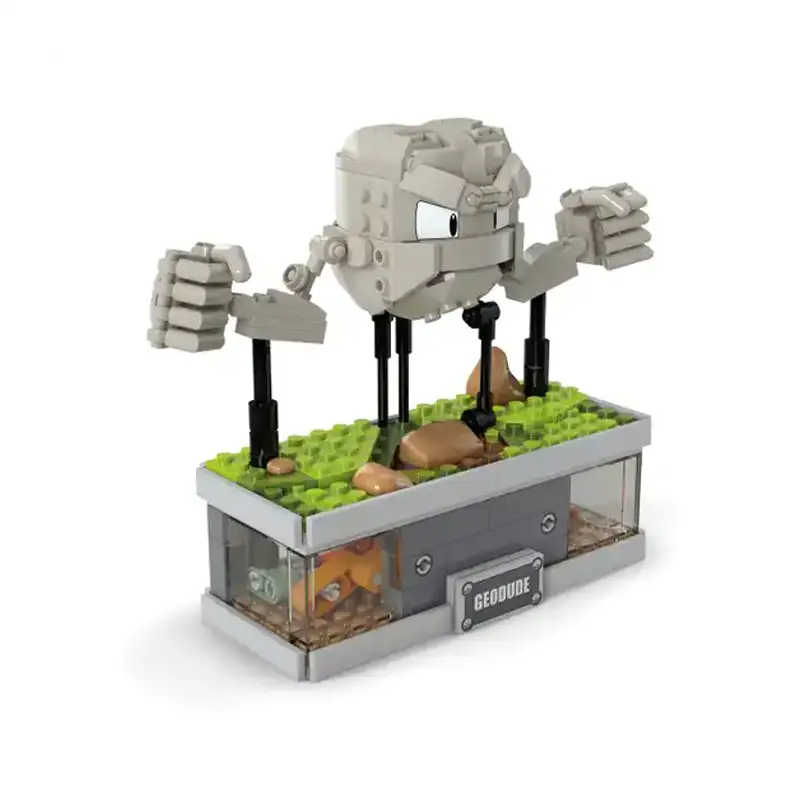 Mattel Mega Construx Hwr79 Pokémon Mini Motion Geodude Con Movimiento