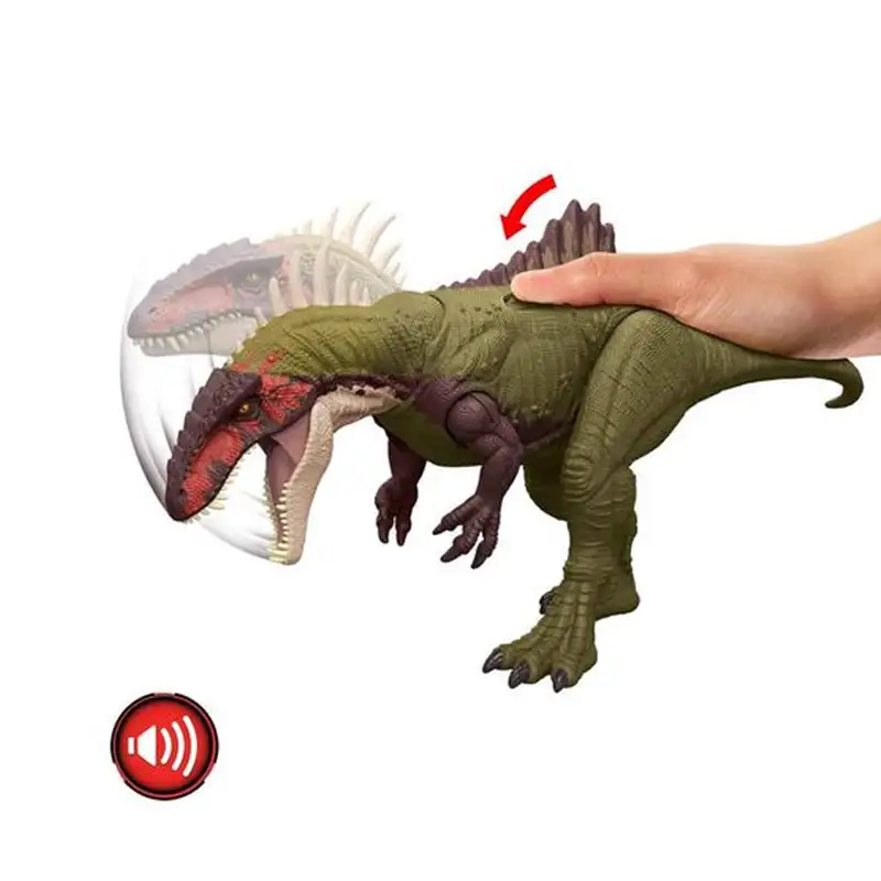 Mattel Jurassic World Hxf52 Figura De Becklespinax Rugido De Batalla