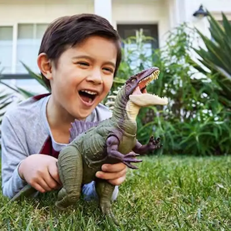 Mattel Jurassic World Hxf52 Figura De Becklespinax Rugido De Batalla