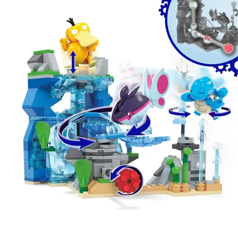 Mattel Mega Construx Hxf79  Pokémon Play Set Aventura Acuatica
