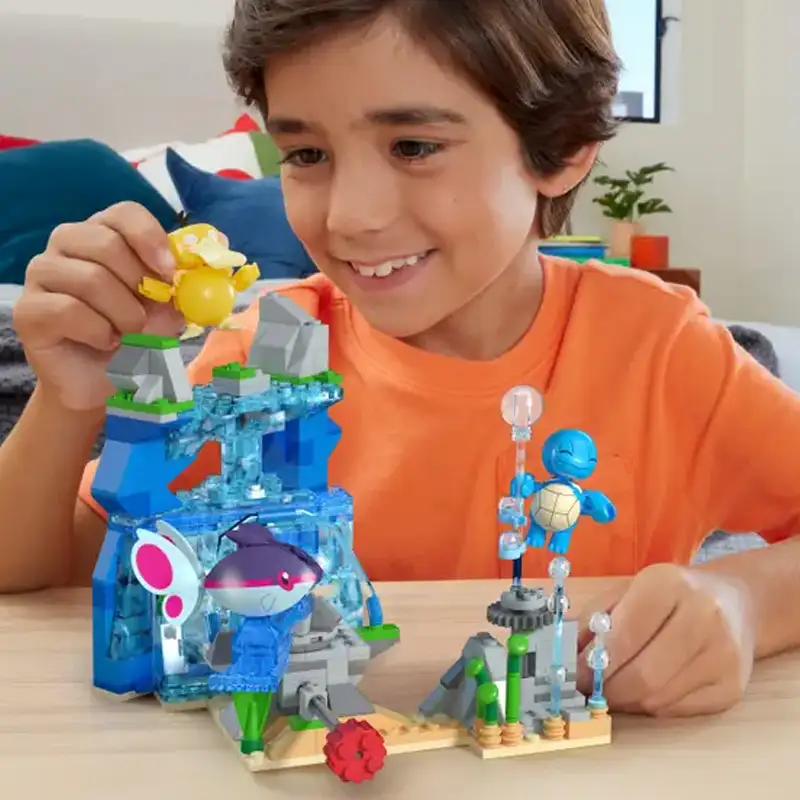 Mattel Mega Construx Hxf79  Pokémon Play Set Aventura Acuatica