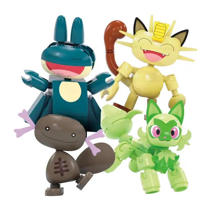 Mattel Mega Construx Hxf80 Pokemon Diversión En La Noria Con Movimiento