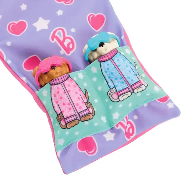 Mattel Barbie Hxn01 Juego De Fiesta De Pijamas Para Muñeca Barbie Y Cachorro