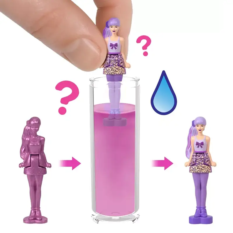Mattel Barbie Hyf28 Muñeca Barbie Con Revelación De Agua Sorpresa
