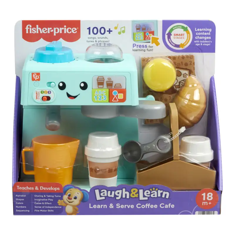Mattel Fisher Price Hyp38 Juguete Para Bebe Mi Primera Maquina De Café